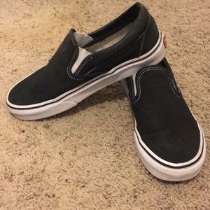 Canvas Black Slip-On Vans